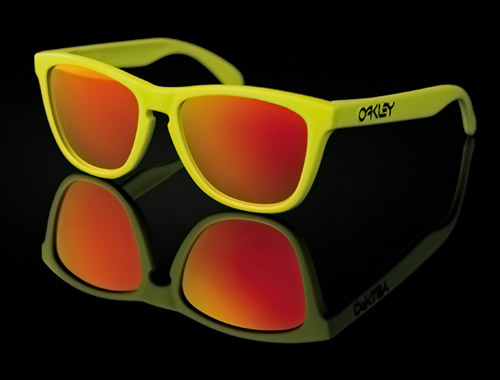Ærlig Arkæologiske Dempsey Oakley Neon Yellow Frogskin Sunglasses | Hypebeast