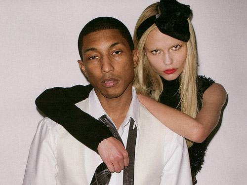 Pharrell Williams featured in Russian Vogue