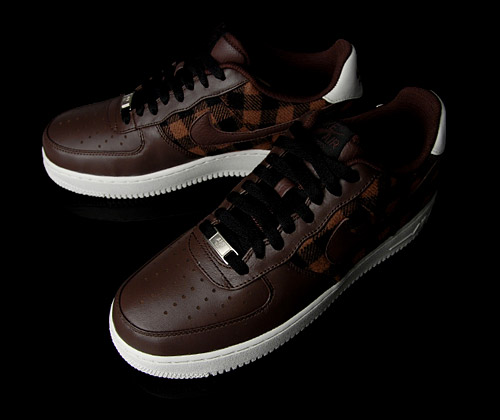 nike air force leather brown