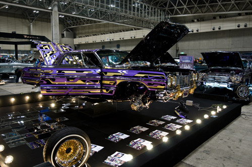 lowrider cars which would put some American old school car enthusiasts