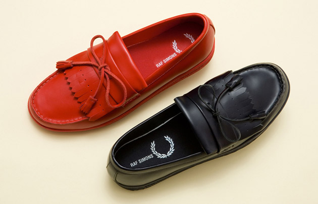 Raf Simons x Fred Perry Tonal Loafers | Hypebeast