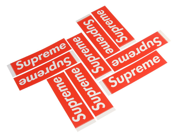 hypebeast authentic Supreme New York Box Logo Sticker Aufkleber neu new 