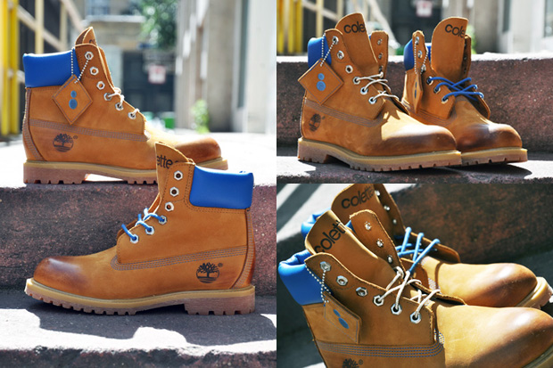 timberland blue laces
