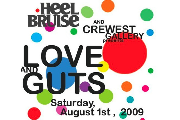 heel bruise love guts la 1 Heel Bruise Present Love & Guts @ The Crewest Gallery LA