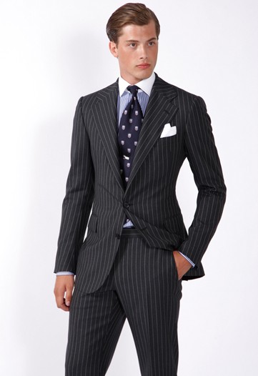 Mixing Pinstripes RL suit and