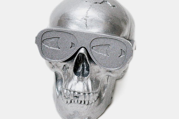 gypsum-skull-sculpture-michael-leon-silver