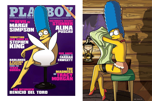 Playboy marge simpson nackt Marge Simpson