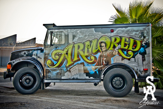 Mr. Cartoon's Armored Truck