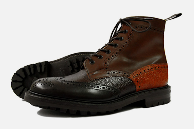 nepenthes trickers multi tone brogue boot 2 NEPENTHES x Trickers Multi Tone Brogue Boot