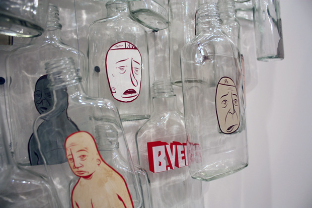 barry mcgee 99 bottle installation 4 Barry McGee 99 Bottle Installation