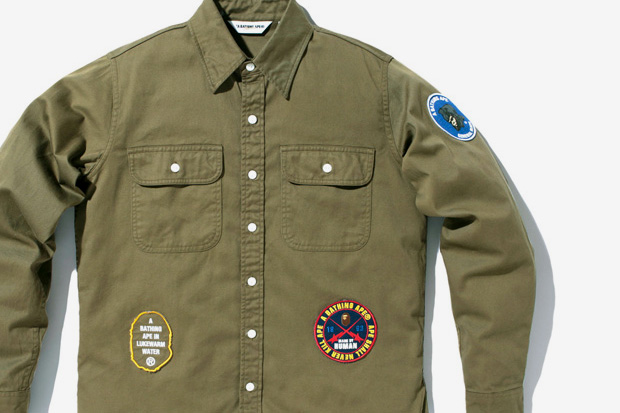 A Bathing Ape Patch Work & Scout Shirts | Hypebeast