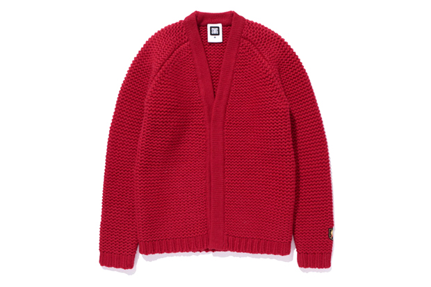 loose knit top. The cardigan is a loose knit
