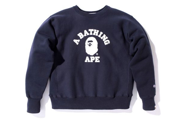 bathing ape x champion hoodie