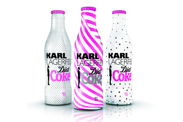 Karl Lagerfeld Diet Coke Bottiglia 2011 UK Edizione Limitata Coca Cola N.2 